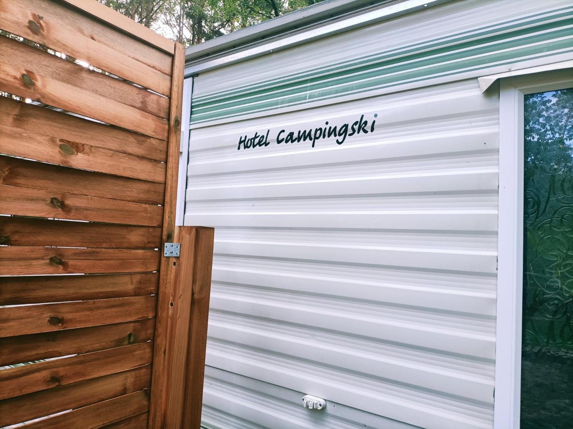 ホテル Tinyhaus Idyllisch Am Waldesrand コットブス エクステリア 写真