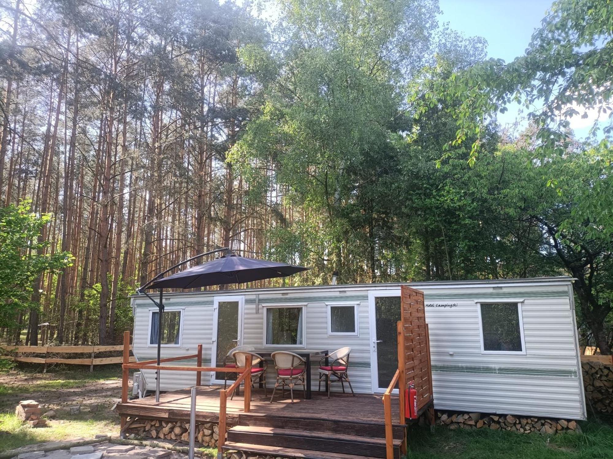 ホテル Tinyhaus Idyllisch Am Waldesrand コットブス エクステリア 写真