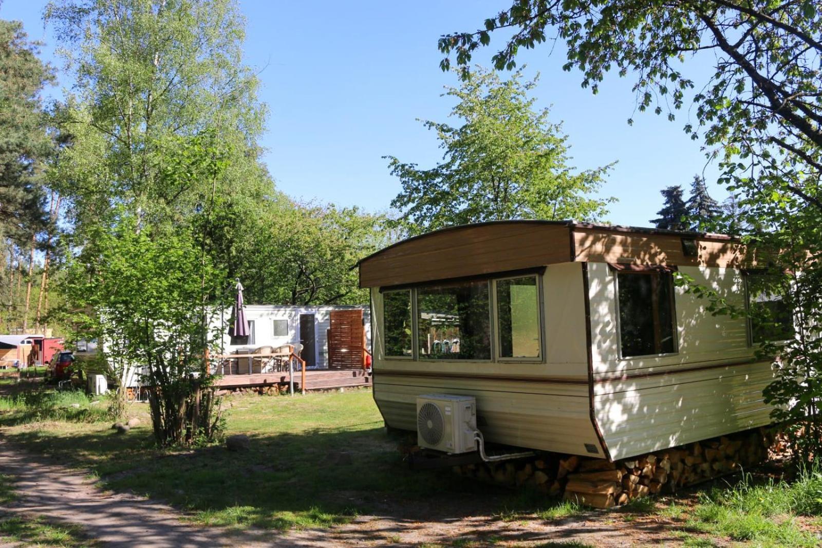 ホテル Tinyhaus Idyllisch Am Waldesrand コットブス エクステリア 写真